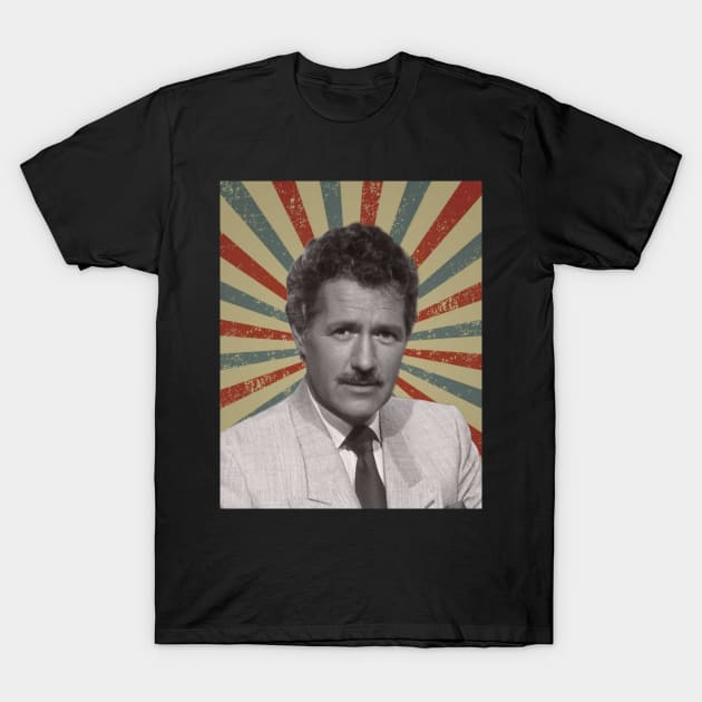 Alex Trebek T-Shirt by LivingCapital 